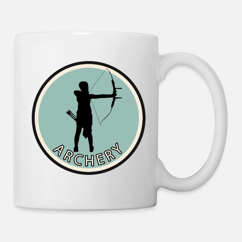 Bogenschießen Bogenschütze - Tasse - Weiß