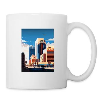 Glendale Arizona Vintage voyage affiche Souvenir - Mug blanc - blanc - Droite