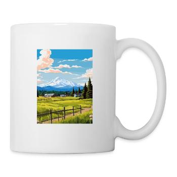 Palmer Alaska Vintage voyage affiche WPA Souvenir - Mug blanc - blanc - Droite