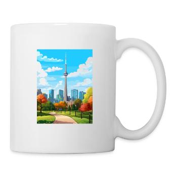 Toronto Canada Vintage Travel Poster WPA Souvenir - Mug - white - Right