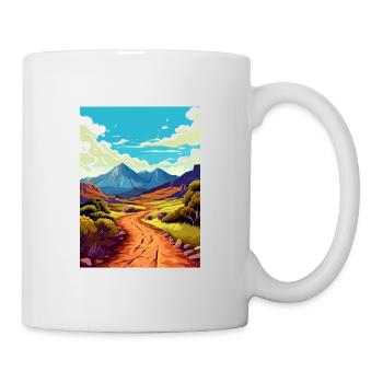 Haleakala Hawaii Vintage voyage affiche souvenir - Mug blanc - blanc - Droite