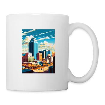 Tucson Arizona Vintage Reiseposter WPA Souvenir - Tasse - Weiß - Rechts