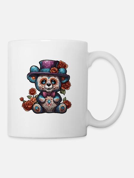Teddybär / Kuscheltier / Stofftier / Geschenkidee - Tasse - Weiß