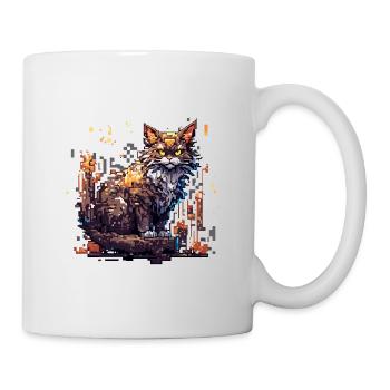 Cat / Animal / Pet / Kitty / Meow / Fur - Mug - white - Right