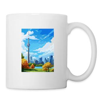 Toronto Canada Vintage Travel Poster WPA Souvenir - Mug - white - Right