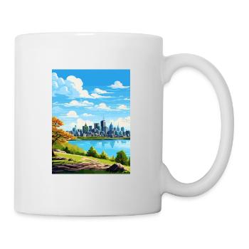 Montreal Canada Vintage Travel Poster WPA Souvenir - Mug - white - Right