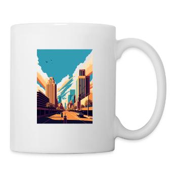 Phoenix Arizona Vintage Reiseposter WPA Souvenir - Tasse - Weiß - Rechts