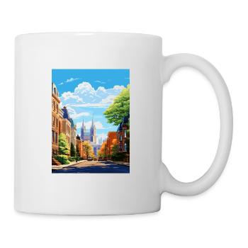Montreal Canada Vintage Travel Poster WPA Souvenir - Mug - white - Right
