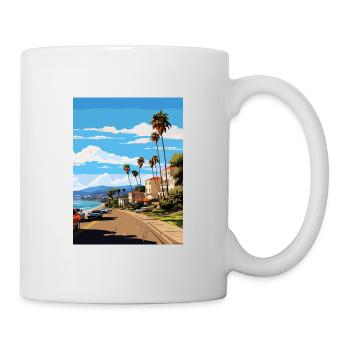 Ventura Californie Vintage voyage affiche Souvenir - Mug blanc - blanc - Droite
