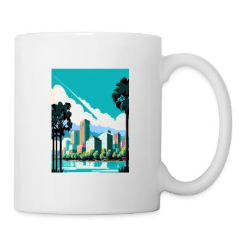 Oakland California Vintage Travel Poster Souvenir - Mug - white - Right