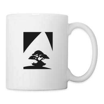 Baum Baum Bäume Bonsai - Tasse - Weiß - Rechts