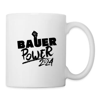 Bauer Power 2024 Farmer Protests Farmers' Demo Slogan - Mug - white - Right