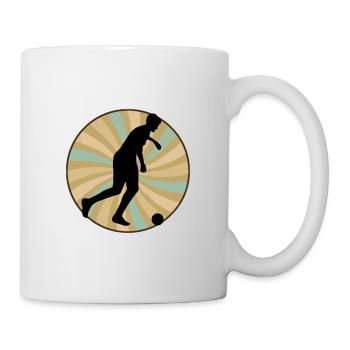 Joueur de futsal, sport de balle - Mug blanc - blanc - Droite