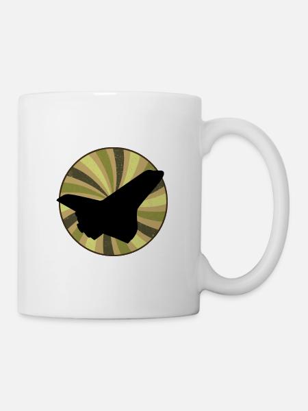 Fliegen Flugzeug - Tasse - Weiß