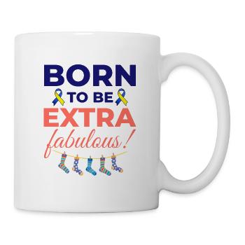 La sensibilisation au syndrome de Down est très fabuleuse - Mug blanc - blanc - Droite