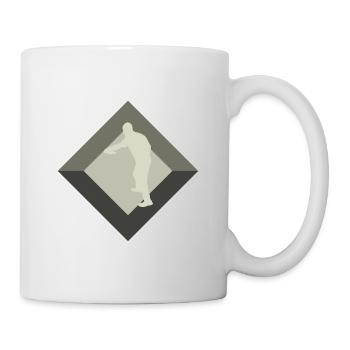 Disc Golf Joueur de Disc Golf Disc Golf - Mug blanc - blanc - Droite