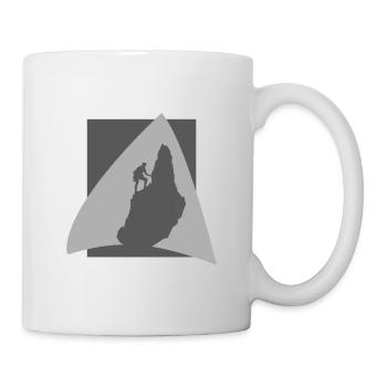 Climber mountain Alps - Mug - white - Right