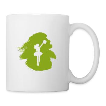 Girl Girlie Cheerleading - Mug - white - Right