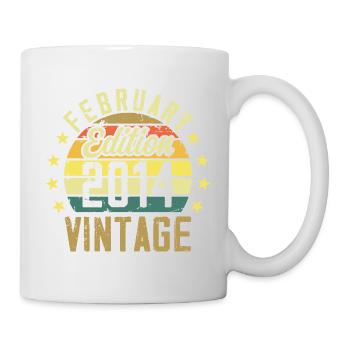 Birthday 10 years - Gift February 2014 - 10th - Mug - white - Right