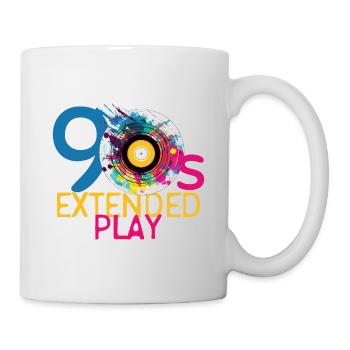 90er Extended Play - Tasse - Weiß - Rechts