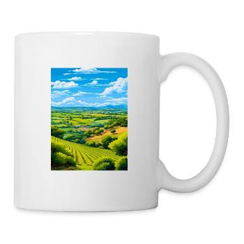 Adelaide Hills Australien Vintage Reiseposter WPA - Tasse - Weiß - Rechts