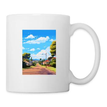 Mont Foulque Tha Australie Vintage Affiche de voyage WPA - Mug blanc - blanc - Droite