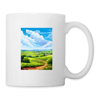 Barossa Valley Australia Vintage Travel Poster WPA - Mug - white - Right