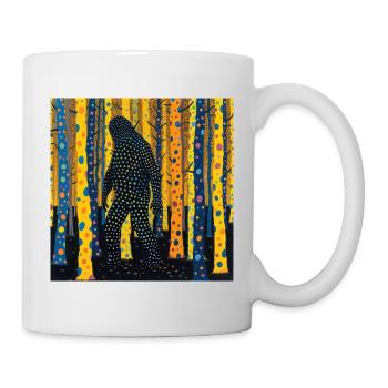 BigFoot, big foot, sasquatch - Tasse - Weiß - Rechts