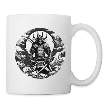Samurai / Japanisch / Harakiri / Katana / Mann - Tasse - Weiß - Rechts