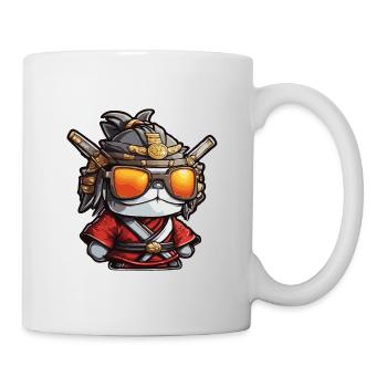 Samurai / Japanisch / Harakiri / Katana / Mann - Tasse - Weiß - Rechts
