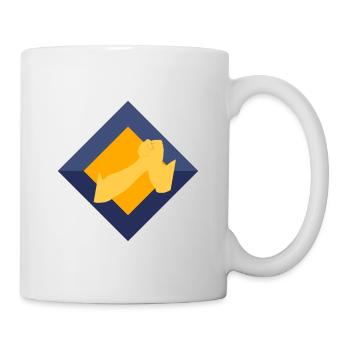 Armdrücken Starker Mann Armdrücken - Tasse - Weiß - Rechts