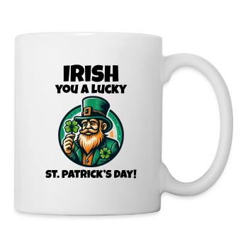 Get Lucky with Our Funny St. Patrick's Day - Mug - white - Right