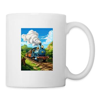 Puffing Billy Railway Vintage Travel Poster WPA - Mug - white - Right