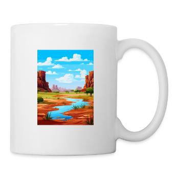 The Kimberley Australia Vintage Travel Poster WPA - Mug - white - Right