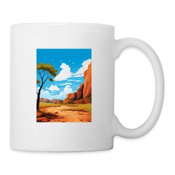 The Kimberley Australia Vintage Travel Poster WPA - Mug - white - Right