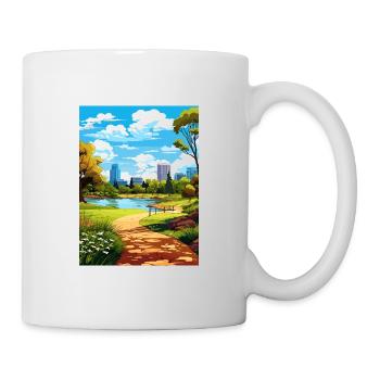 Kings Park Royal Botanic Garden Travel Poster - Mug - white - Right
