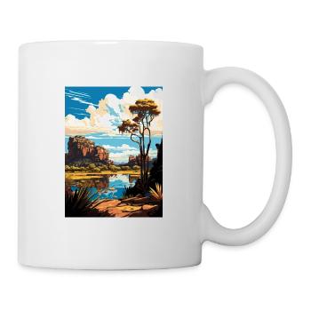 Kakadu National Park Australia Travel Poster - Mug - white - Right