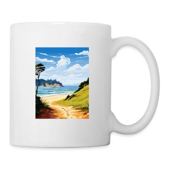 Abel Tasman Coastal Track New Zealand Souvenir - Mug - white - Right