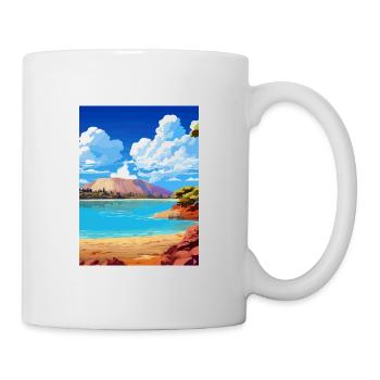Waiotapu Thermal Wonderland Deco Nouvelle-Zélande - Mug blanc - blanc - Droite