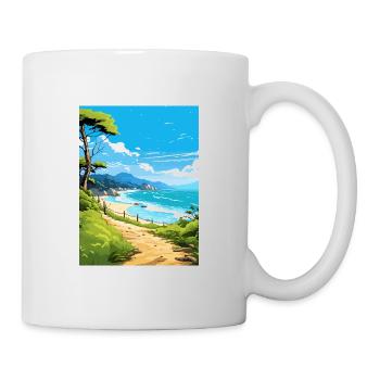Abel Tasman Coastal Track New Zealand Souvenir - Mug - white - Right