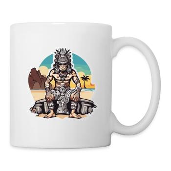 Mayan / High Culture / Peru / Mayan Calendar / Motif - Mug - white - Right