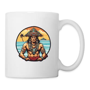 Mayan / High Culture / Peru / Mayan Calendar / Motif - Mug - white - Right