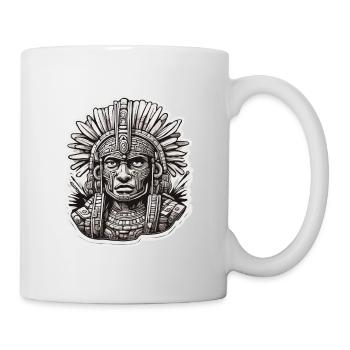 Maya / Haute Culture / Pérou / Calendrier Maya / Motif - Mug blanc - blanc - Droite