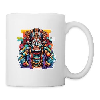 Mayan / High Culture / Peru / Mayan Calendar / Motif - Mug - white - Right