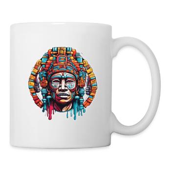 Mayan / High Culture / Peru / Mayan Calendar / Motif - Mug - white - Right