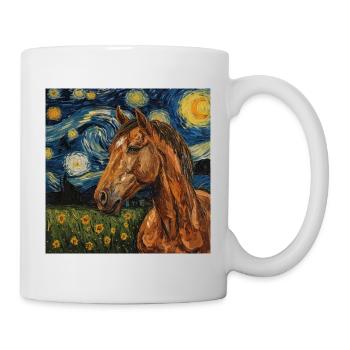 Horse Van Gogh - Mug - white - Right