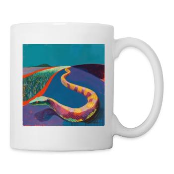 Snake, Colorful, Animal, Gift, Gift Idea - Mug - white - Right