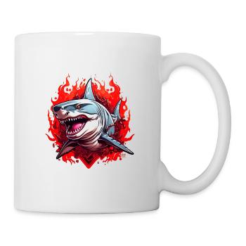 Fin City Street Swag | Shark Streetwear Collection - Tasse - Weiß - Rechts
