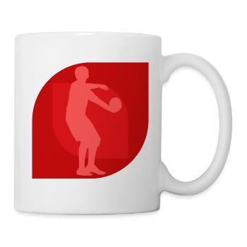 Équipe de Dodgeball Équipe de Dodgeball - Mug blanc - blanc - Droite