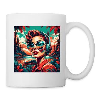 Rockabilly / Pin-up Girl / Girl Power / 50s - Mug - white - Right